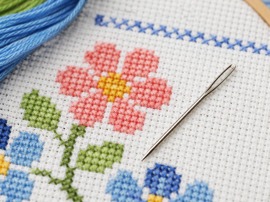 How to Cross-Stitch a Simple Pattern