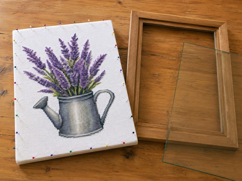 How to Frame a Finished Cross Stitch Piece