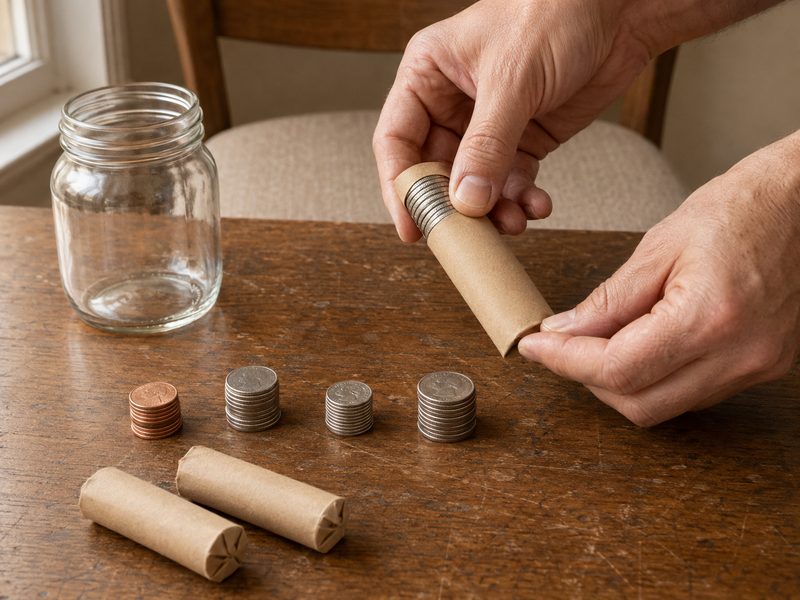 How to Roll Coins for the Bank